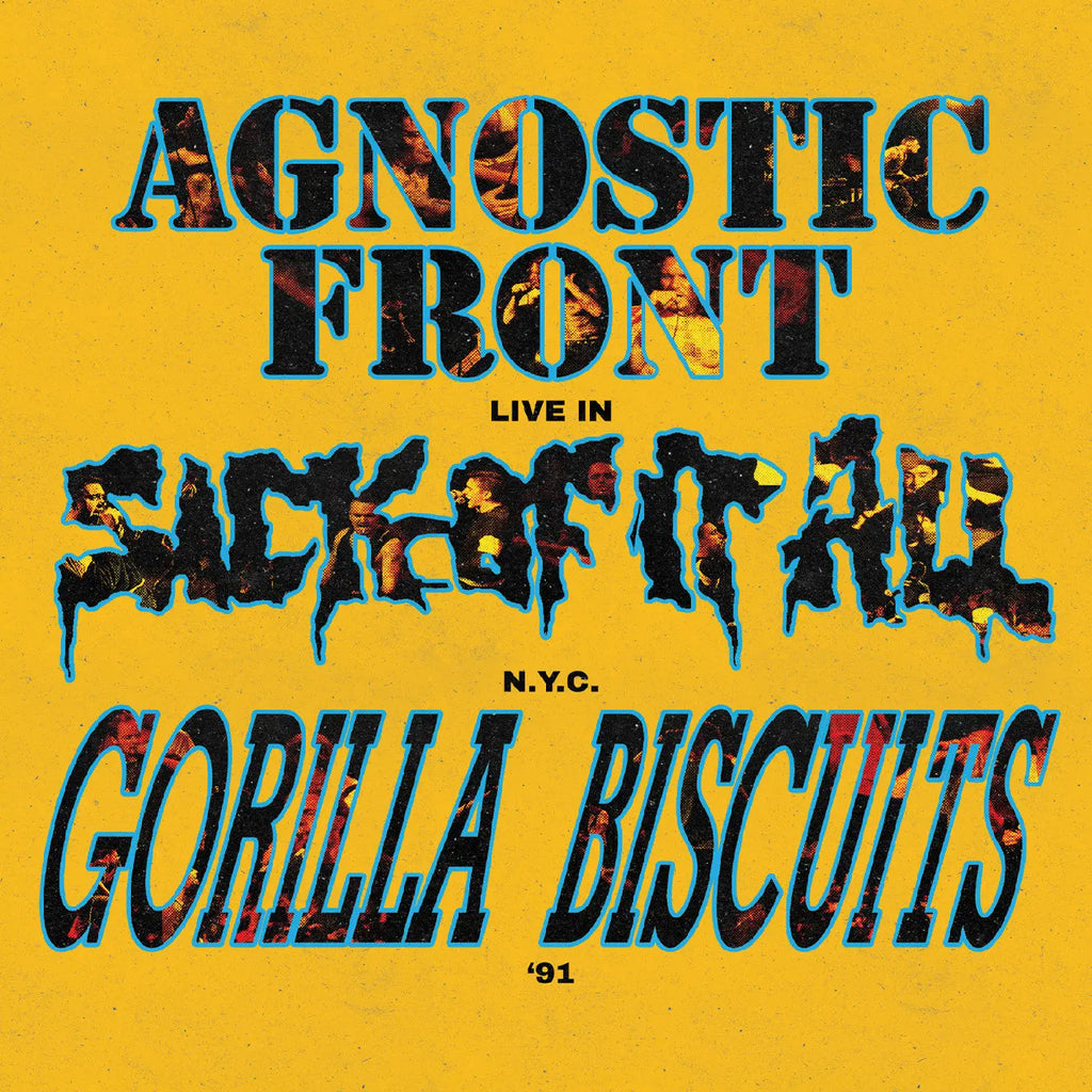 Agnostic Front / Gorilla Biscuits / Sick Of It All "Live In N.Y.C. ‘91 (3-Way Split) LP ***PRE ORDER***