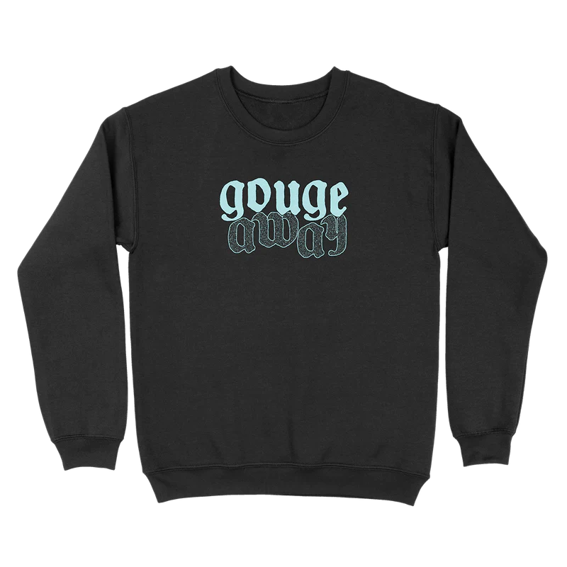 GOUGE AWAY - LOGO BLACK CREWNECK ***PRE ORDER***