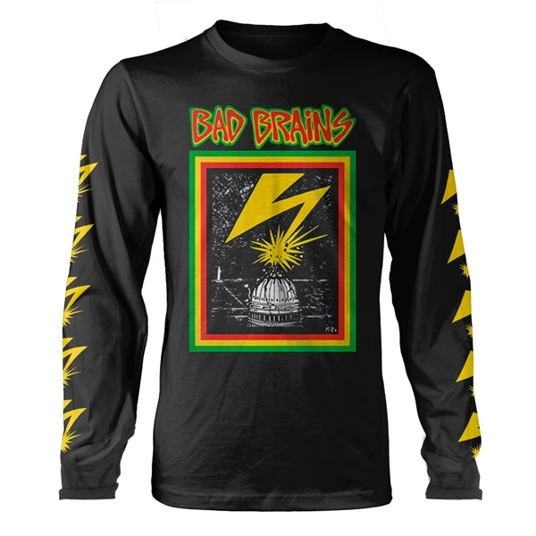 BAD BRAINS - BB (BLACK) Long Sleeve Shirt ***PRE ORDER***