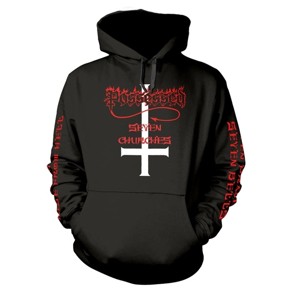 POSSESSED - SEVEN CHURCHES Hooded Sweatshirt ***PRE ORDER***