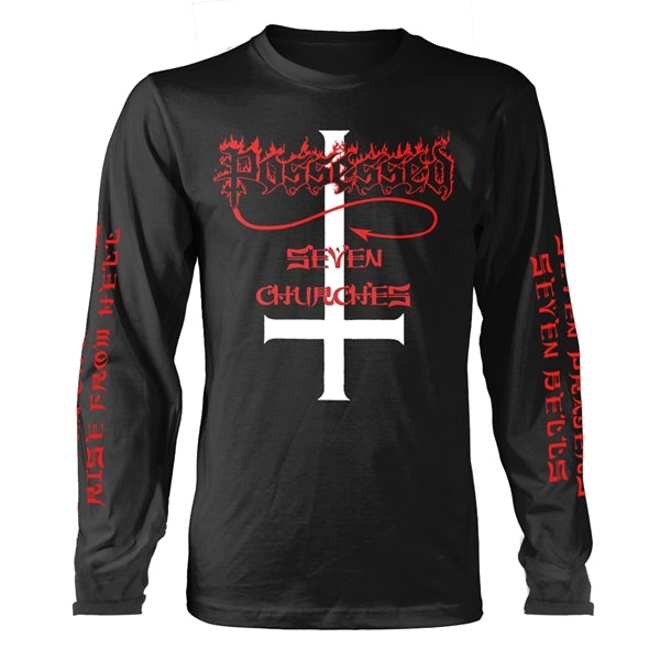 POSSESSED - SEVEN CHURCHES Long Sleeve Shirt***PRE ORDER***