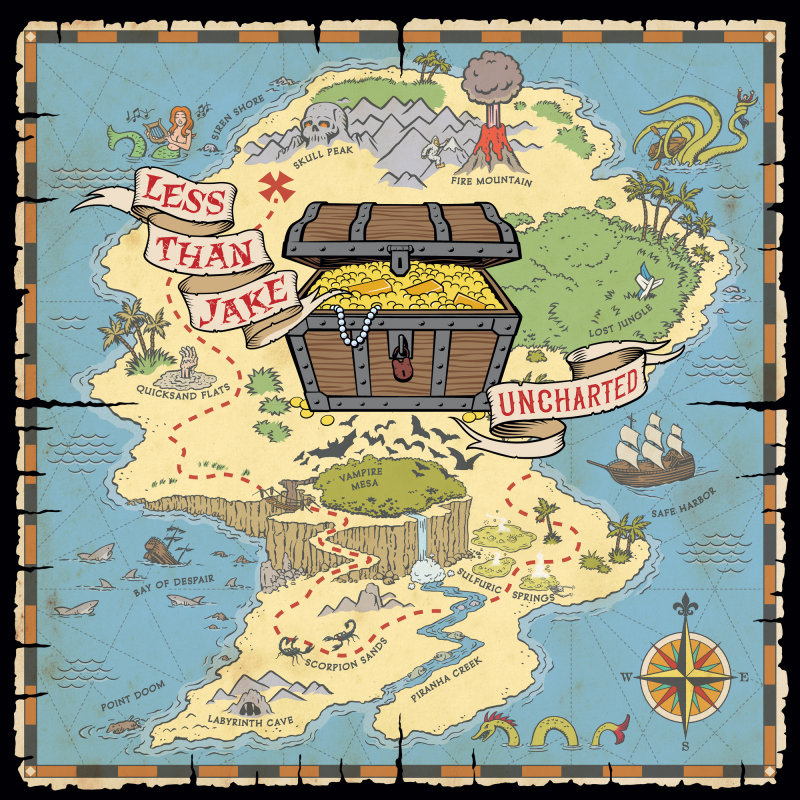 LESS THAN JAKE - UNCHARTED LP