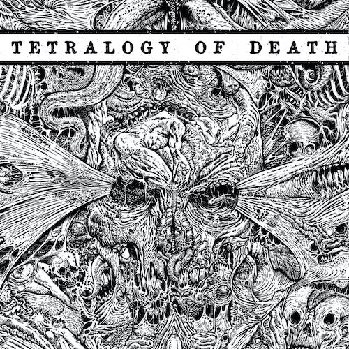 Deiquisitor / Phrenelith / Taphos / Undergang – Tetralogy Of Death LP