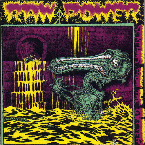 Raw Power – Screams From The Gutter LP (SEALED / NEW / DAMAGED COVER)