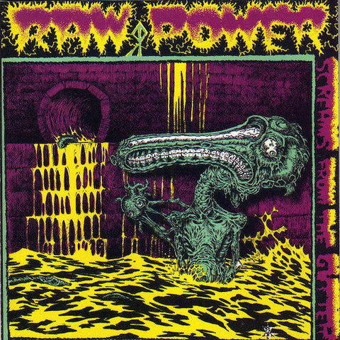 Raw Power – Screams From The Gutter LP (SEALED / NEW / DAMAGED COVER)