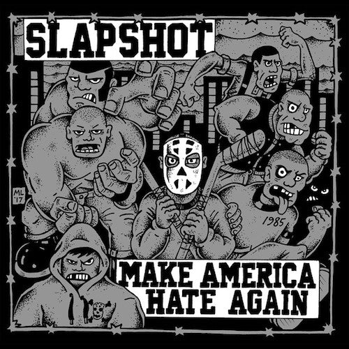 Slapshot ‎– Make America Hate Again LP (Silver Vinyl) - Grindpromotion Records