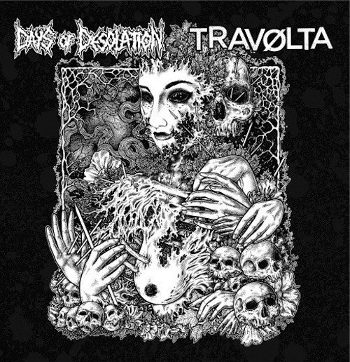 Days Of Desolation / Travølta ‎– Days of Desolation / Travølta 10" - Grindpromotion Records
