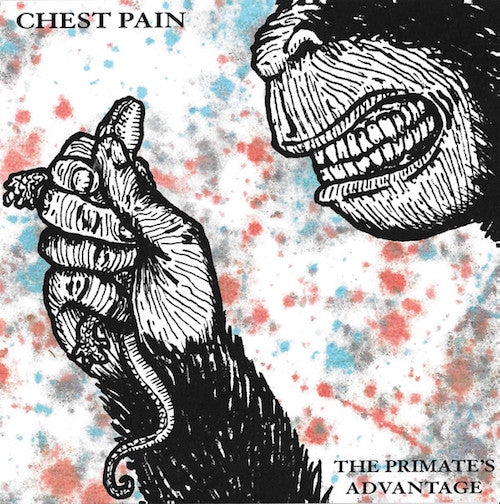 Chest Pain ‎– The Primate's Advantage 7" (Blue Vinyl) - Grindpromotion Records