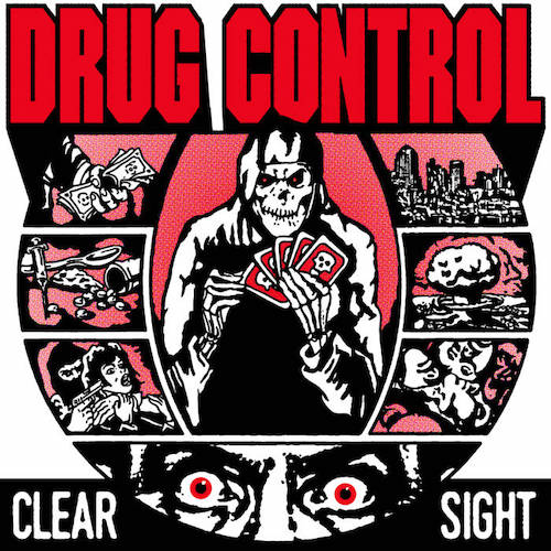 Drug Control ‎– Clear Sight 7" (Red Vinyl) - Grindpromotion Records