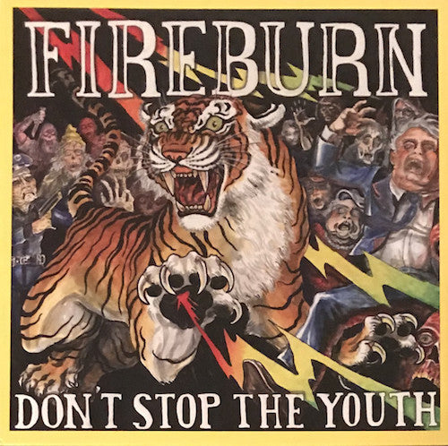 Fireburn ‎– Don't Stop The Youth LP (Clear Vinyl) - Grindpromotion Records
