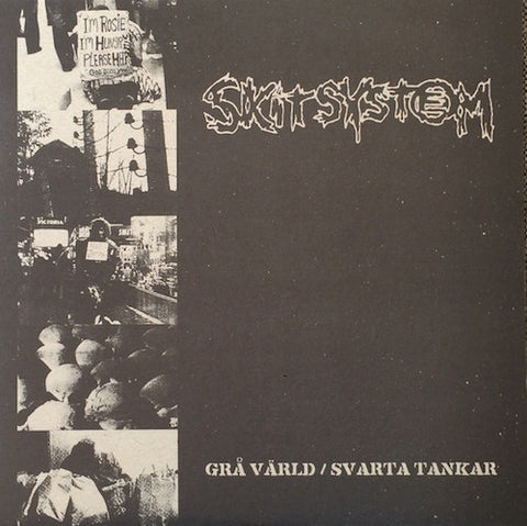 Skitsystem ‎– Grå Värld / Svarta Tankar LP