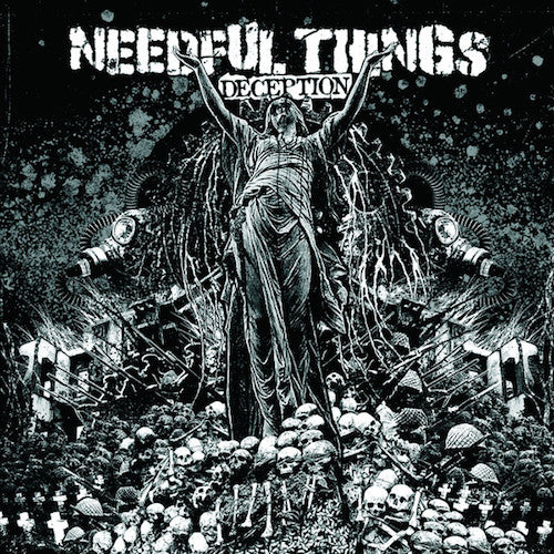 Needful Things ‎– Deception LP (Blue Marbled Vinyl) - Grindpromotion Records