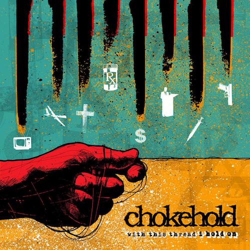 Chokehold ‎– With This Thread I Hold On LP (Transparent Teal w/ Black Splatter) - Grindpromotion Records