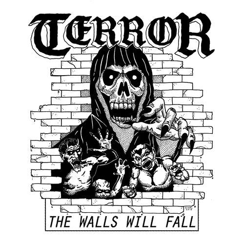 Terror - The Walls Will Fall 7" (Green Vinyl) - Grindpromotion Records