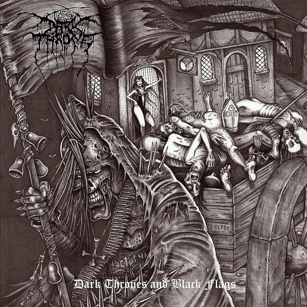 DARKTHRONE - DARK THRONES & BLACK FLAGS LP