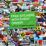 "Free Stickers with Every Order: A History of Hardcore Stickers" by Thomas Rackow BOOK ***PRE ORDER***