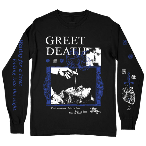 Greet Death "Lobotomy" Premium Black Longsleeve  ***PRE ORDER***