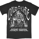 Cold As Life - Born To Land Hard TSHIRT (Comfort Colors) ***PRE ORDER***