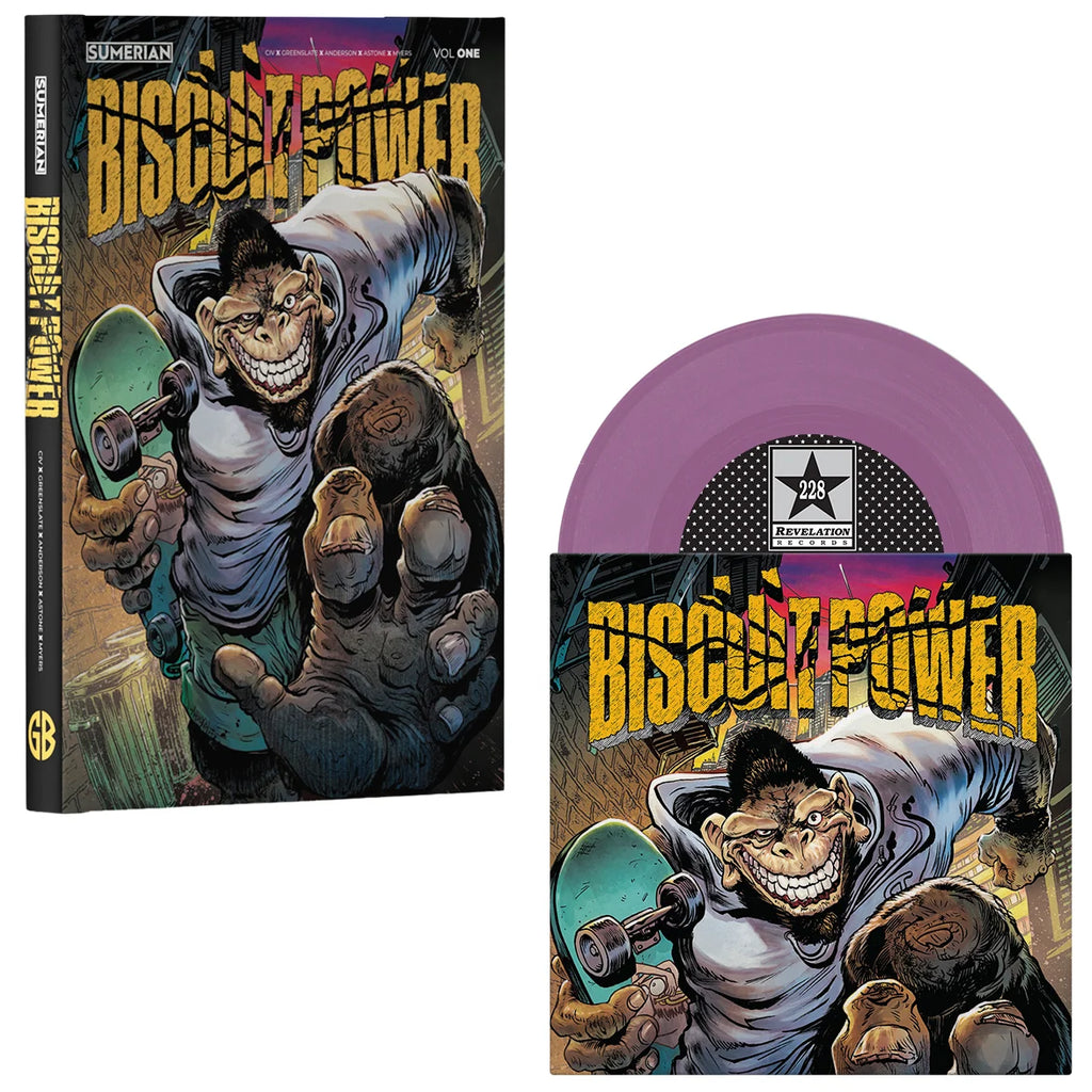 Gorilla Biscuits "Biscuit Power" - Hardcover Book+7" (SECOND PRESS)***PRE ORDER***