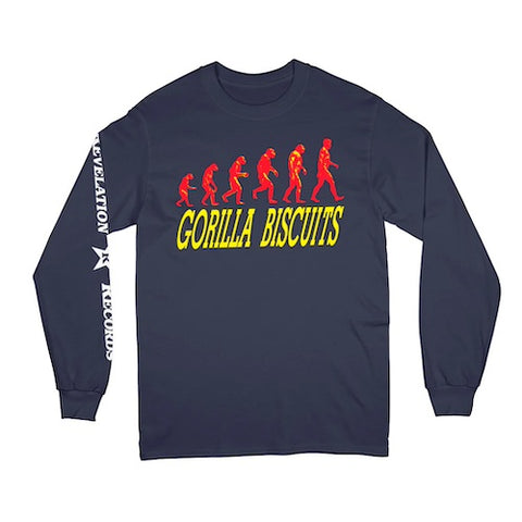 GORILLA BISCUITS "START TODAY" - LONG SLEEVE T-SHIRT ***PRE ORDER***