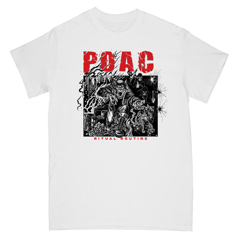 Planet On A Chain "Ritual Routine (White)" - T-Shirt ***PRE ORDER***