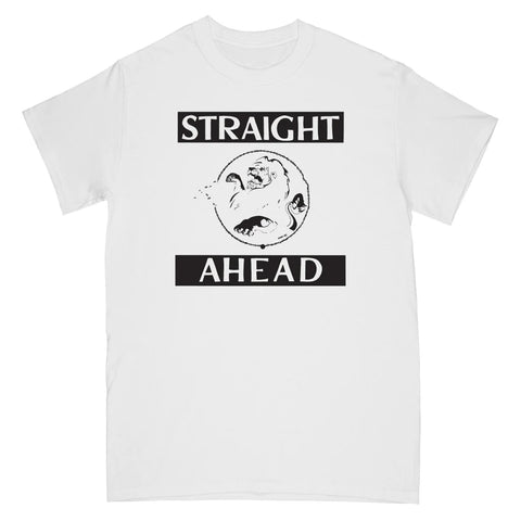 Straight Ahead "Record Cover (White)" - T-Shirt ***PRE ORDER***