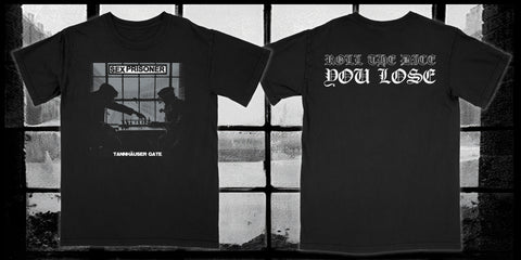 SEX PRISONER 'Tannhauser Gate' T-Shirt (Black) COMFORT***PRE ORDER***