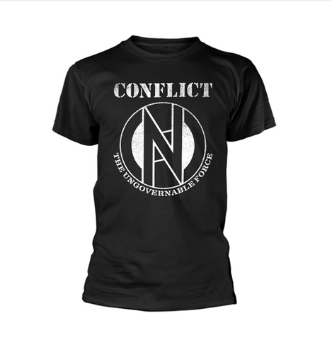 CONFLICT - STANDARD ISSUE (BLACK) T-SHIRT ***