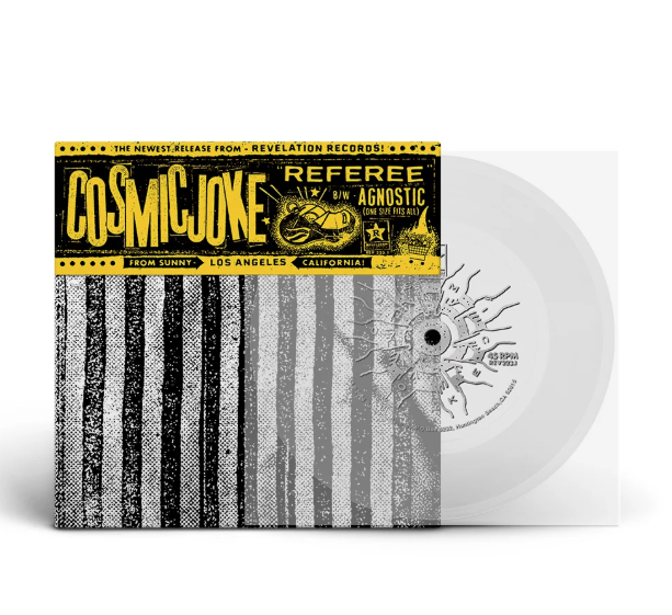 Cosmic Joke - Referee b/w Agnostic (One Size Fits All) 7" Frexi