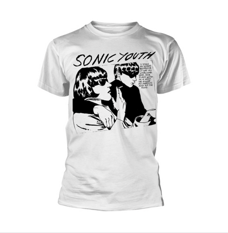 SONIC YOUTH - GOO ALBUM COVER (WHITE) T-SHIRT ***