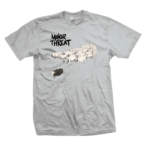 MINOR THREAT "OUT OF STEP (GREY)" - T-SHIRT ***