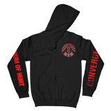 Converge "Hum Of Hurt: Agni I" Black Premium Zip Up Sweatshirt ***PRE ORDER***