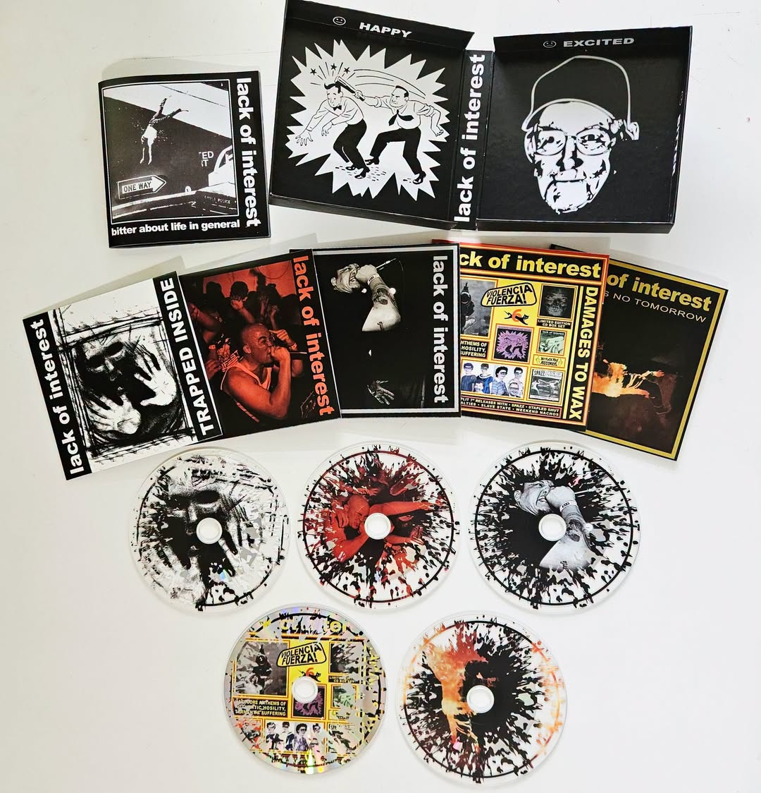 LACK OF INTEREST - BITTER ABOUT LIFE IN GENERAL CD BOX SET