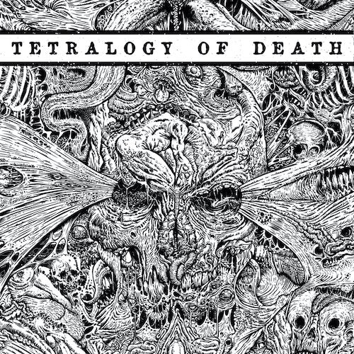 Deiquisitor / Phrenelith / Taphos / Undergang ‎– Tetralogy Of Death LP