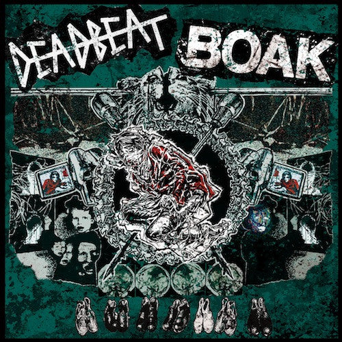 Deadbeat / Boak - Deadbeat / Boak 7" (Clear Vinyl) - Grindpromotion Records