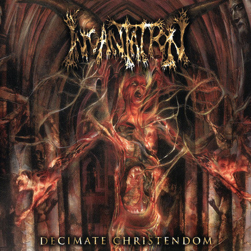 Incantation ‎– Decimate Christendom LP (Purple / Oxblood Marbled Vinyl) - Grindpromotion Records