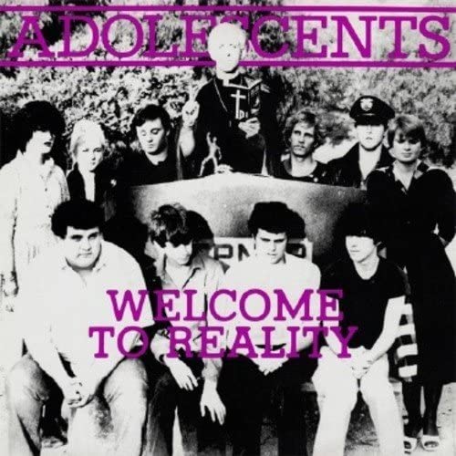 Adolescents ‎– Welcome To Reality 10"