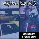 CRIPPLE BASTARDS - Misantropo A Senso Unico LP+CD+7"