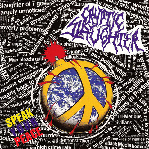 Cryptic Slaughter – Speak Your Peace LP