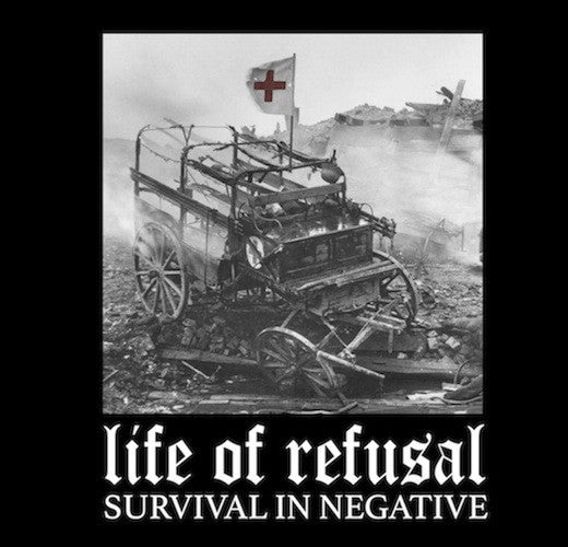 Life Of Refusal - Survival In Negative 7" (Clear Black Vinyl) - Grindpromotion Records