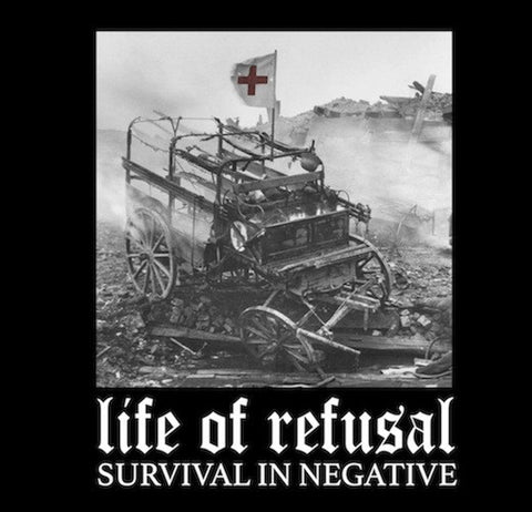 Life Of Refusal - Survival In Negative 7" (Clear Brown Vinyl)