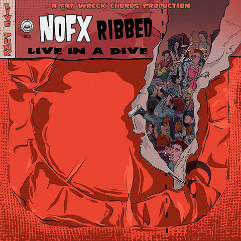 NOFX ‎– Ribbed - Live In A Dive LP