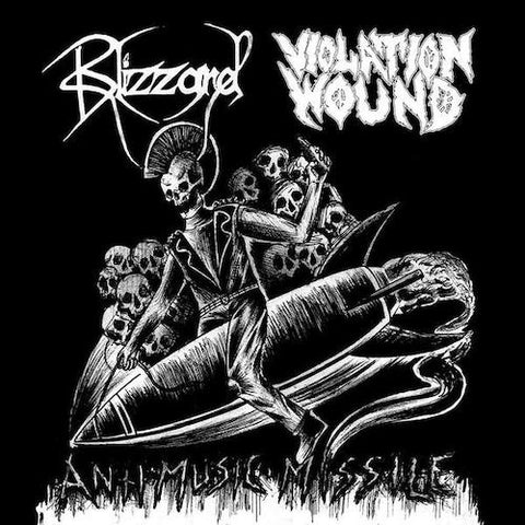 Blizzard / Violation Wound – Antimusic Missile 7"