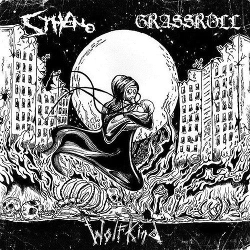 Stheno / Grassroll ‎– Wolfkind 7" - Grindpromotion Records