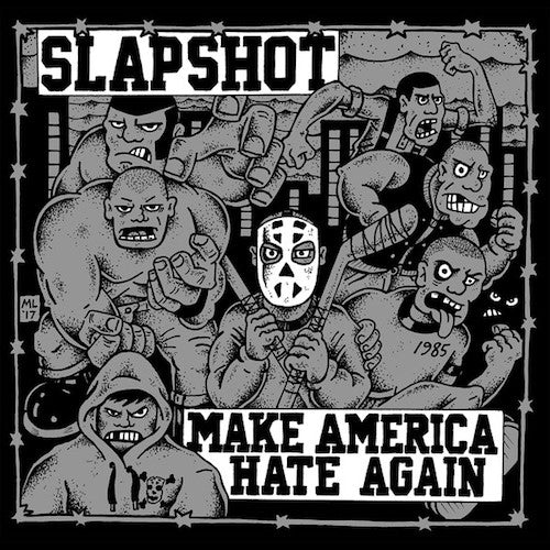 Slapshot ‎– Make America Hate Again LP (Silver Vinyl) - Grindpromotion Records