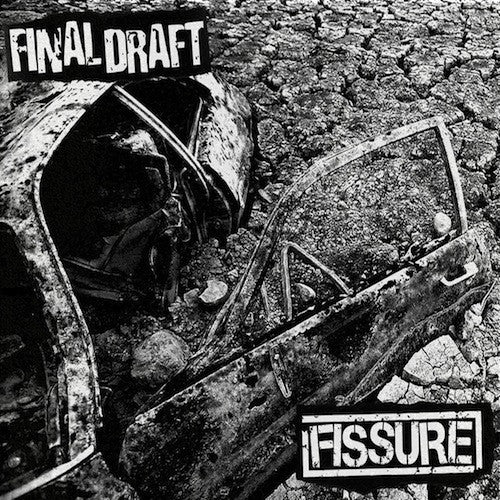 Final Draft / Fissure - Final Draft / Fissure 7" (White Vinyl) - Grindpromotion Records