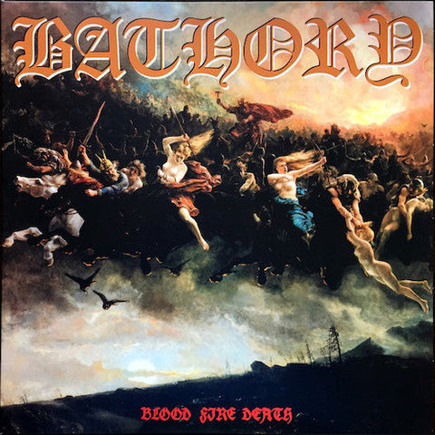 Bathory ‎– Blood Fire Death LP (SEALED / NEW / DAMAGED COVER)