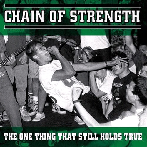 Chain Of Strength ‎– The One Thing That Still Holds True LP (Green Marble Vinyl) - Grindpromotion Records