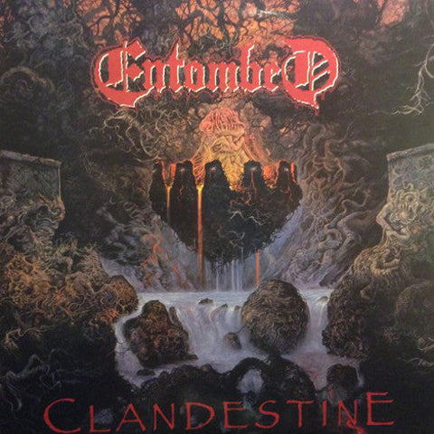 Entombed ‎– Clandestine LP (SEALED / NEW / DAMAGED COVER)