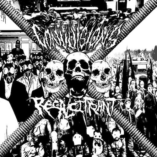 Convulsions / Recalcitrant ‎– Convulsions / Recalcitrant 7" - Grindpromotion Records